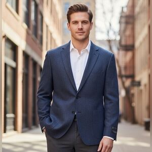 $548 The Men's Store at Bloomingdale's Wool-blend Sport Coat Suit Jacket Blazer